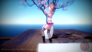 MMD R18 4k Nude Misaka ( Temtations ) 124