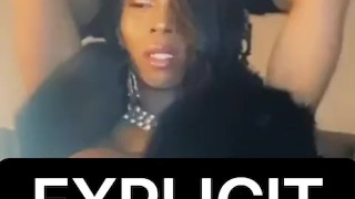 Explicit black Vintage Whore Masturbation trailer