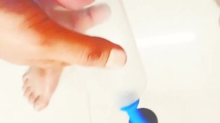 exercise time thiny with big cum