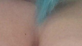 POV Cute chubby teen rides on top! Rides and asks for your cum!