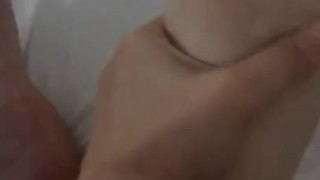 She likes to watch me rub my feet and play with my foreskin 