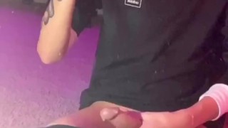 Clay Longs jerks off while parents are gone