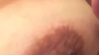 Pregnant English milf lactating