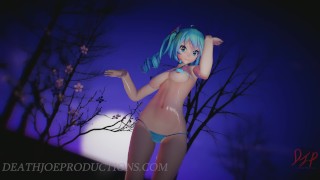 SFW MMD Miku Micro Bikini - Heart Attack - 1069