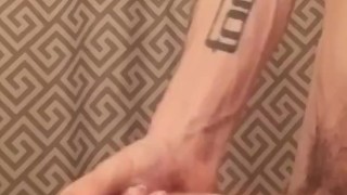 Pumping Out a Cumshot.