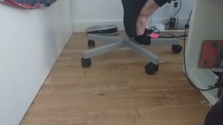 Stare at my gorgeous size 9s while I study, creep