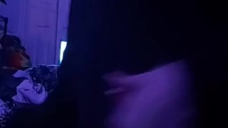 Cute Alt Girl Smoking with No Pants