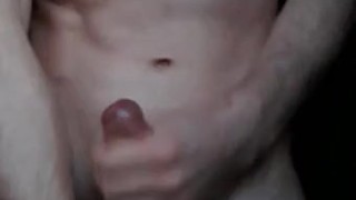 Skinny guy jerk off and fast cum