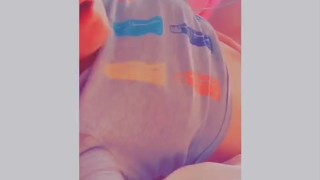 Playing with my pretty pussy on Snapchat 
