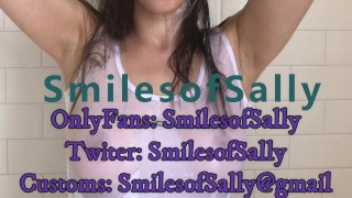 Big Wet Titties in Shower, Up Close, Boob Drop Bouncing - SmilesofSally