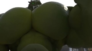 kaiju flexes