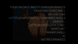 femdom foot fetish humiliation socks