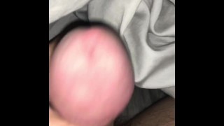 Cumming with roommates outside door