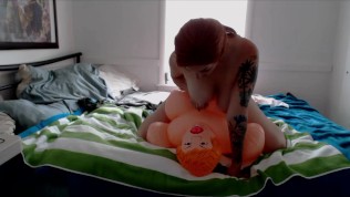 Blow up doll and lactation