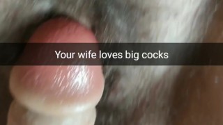 My slut wife only for really huge cocks now! [Snapchat]