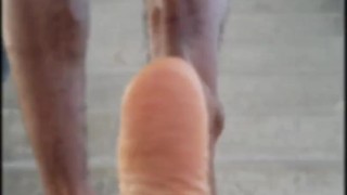 SHOWING MY YOUNG AFRICAN SOLES AFTER MY JOG