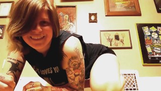STRAINING AND PUSHING TO RIP A FAT FART