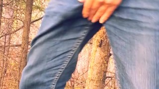 Outdoor cock release bate and wank