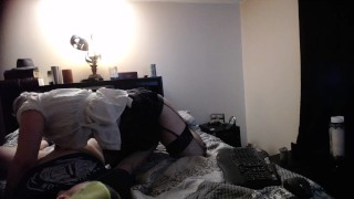 sexy school girl rides on top part 1