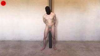 Prostate Milking Two Orgasms Anal Probe Vibrator Restrained Guy Femdom