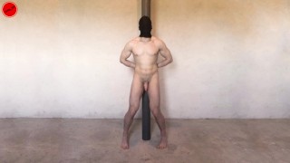 Prostate Milking Two Orgasms Anal Probe Vibrator Restrained Guy Femdom