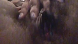 POV Ebony Squirt