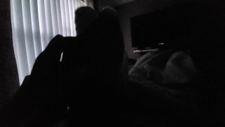 630am Quicky with Fleshlight Launching untill Moaning Toe Curling Orgasm 