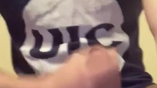 IPhone SE Thick Cock Solo Masturbation
