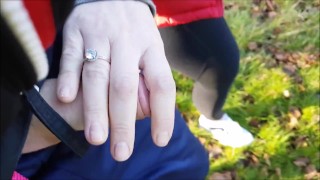 Risky Sex in the Hotel Garden