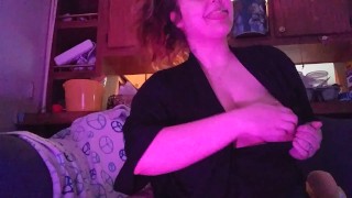 Teen pillow humping while home alone 
