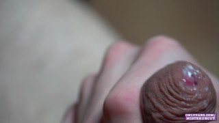 UNCUT BOY WANKS, GETS HARD & CUM LIKE A VOLCANO! 4K
