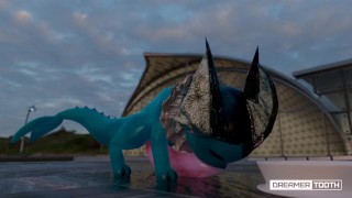 SMALL BLUE FISH-DOGGO HAS GIANT CUMSHOTS [GROWTH] [FURRY] [CUMSHOT]