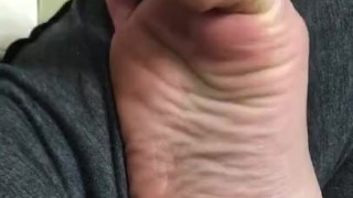 Dirty filthy feet need to be licked and sucked clean 