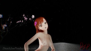 MMD R18 4k Misaka Mikoto - bikini and stockings - Paradinha - 1024