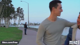 MenCom - Vadim, Jac & Steven fucking each other in the ass