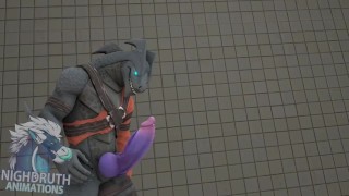 Anthro Dragon Buff Growth