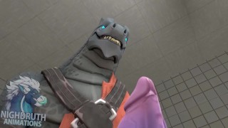 Anthro Dragon Buff Growth