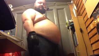 leather gloved clip