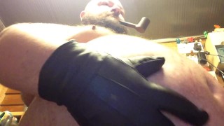 leather gloved clip