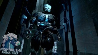 Alone Time, A Combine Muscle Growth Animation