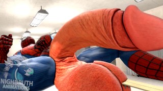 Spiderman Hyper Muscle Cock Growth