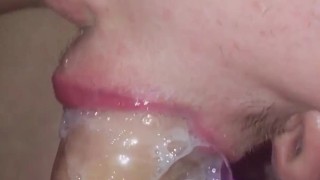 Massive Mouthful Of Cum / Video That Will Make You Wet!