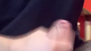 Thick cock solo male big load of cum finish