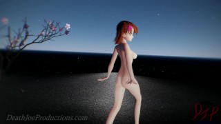 MMD R18 4k Misaka Mikoto bikini & stockings - hi fi raver - 1029
