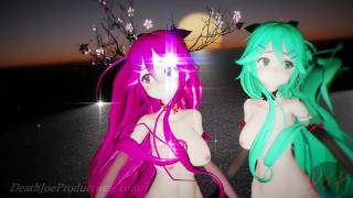 MMD R18 4k Mirror dance Yamakaze - Lupin 1032