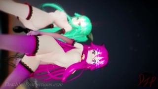 MMD R18 4k Mirror dance Yamakaze - Lupin 1032