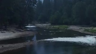 Badass Skinny dipping, cliff jumping at Yosemite National park