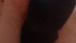 Young MILF uses vibrator and new plug to make herself cum