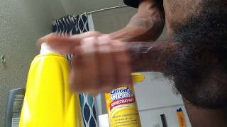 Was cleaning until i saw a solo masturbating scene of my crush