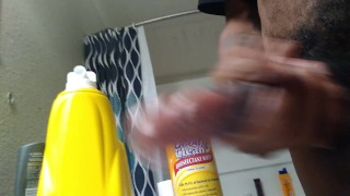 Was cleaning until i saw a solo masturbating scene of my crush